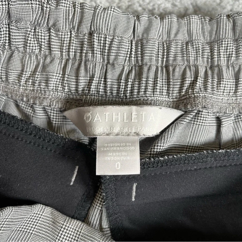 Athleta Women’s Brooklyn Plaid Ankle Pant‎ Size 0